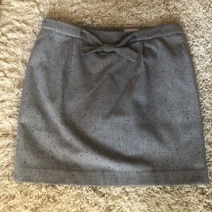LOFT Gray Tweed Skirt Size 14